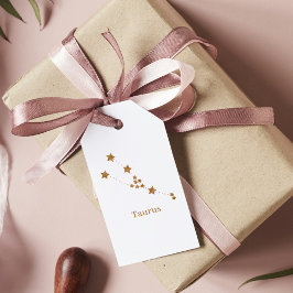 Modern Zodiac Sign Gold Taurus | Element Erde Geschenkanhänger