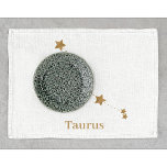 Modern Zodiac Sign Gold Taurus | Element Erde Geschirrtuch<br><div class="desc">Modern Zodiac Sign Gold Taurus | Element Erde</div>