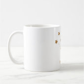 Modern Zodiac Sign Gold Taurus | Element Erde Kaffeetasse (Links)