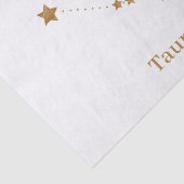 Modern Zodiac Sign Gold Taurus | Element Erde Seidenpapier (Ausschnitt)