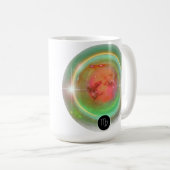 Modern Zodiac Sign Virgen Quote Earth Element Kaffeetasse (VorderseiteRechts)