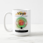 Modern Zodiac Sign Virgen Quote Earth Element Kaffeetasse (Links)