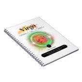 Modern Zodiac Sign Virgen Quote Earth Element Notizblock (Rechte Seite)