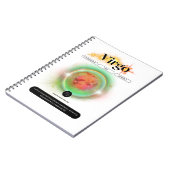 Modern Zodiac Sign Virgen Quote Earth Element Notizblock (Linke Seite)