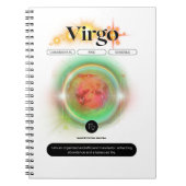 Modern Zodiac Sign Virgen Quote Earth Element Notizblock (Vorderseite)