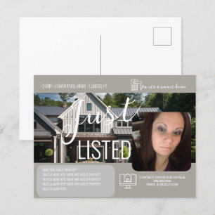 Modern zu Verkaufen Haus Inserat Foto Geschäft C Postkarte