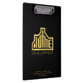 Modern Zuhause Development Logo Real Anwesen Klemmbrett (Rechts)