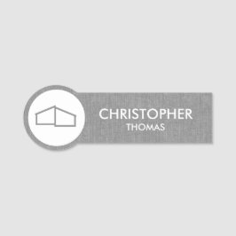 Modern Zuhause Logo Real Anwesen, Realtor Gray Lin Namensschild