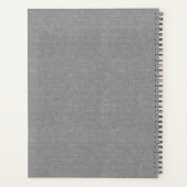 Modern Zuhause Logo Real Anwesen, Realtor Gray Lin Planer (Rückseite)