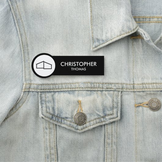 Modern Zuhause Logo Real Anwesen, Realtor Namensschild (Beispiel)