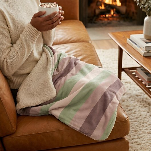 Moderna Linear | Aged Sage & Tea Rose Sherpadecke