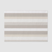 Moderna Linear | Alabaster & Bone Custom-Initialen Seidenpapier (Vorderseite)