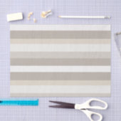 Moderna Linear | Alabaster & Bone Custom-Initialen Seidenpapier (Handwerk)
