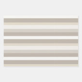Moderna Linear | Alabaster & Bone Set von Geschenkpapier Set (Vorderseite 3)