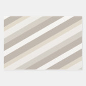 Moderna Linear | Alabaster & Bone Set von Geschenkpapier Set (Vorderseite 2)