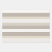Moderna Linear | Alabaster & Bone Set von Geschenkpapier Set (Vorderseite)