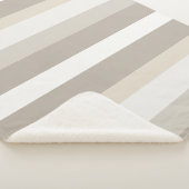 Moderna Linear | Alabaster & Knochen Sherpadecke (3/4)