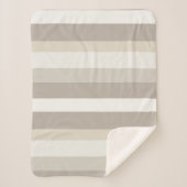 Moderna Linear | Alabaster & Knochen Sherpadecke (Vorderseite)