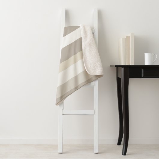 Moderna Linear | Alabaster & Knochen Sherpadecke (Beispiel)