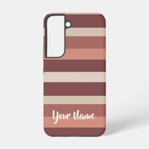 Moderna Linear   Antique Rose & Copper Custom Samsung Galaxy Hülle