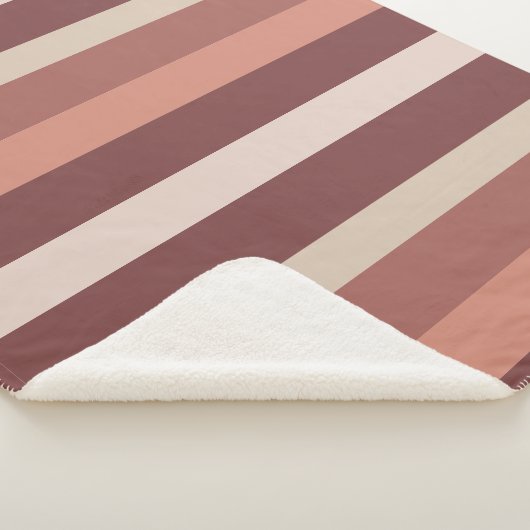 Moderna Linear | Antique Rose & Kupfer Sherpadecke (3/4)