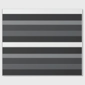 Moderna Linear | Carbon & Obsidian Geschenkpapier (Flach)