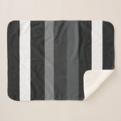 Moderna Linear | Carbon & Obsidian Sherpadecke (Vorderseite (Horizontal))