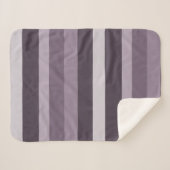 Moderna Linear | Distel & Räucherpflaume Sherpadecke (Vorderseite (Horizontal))