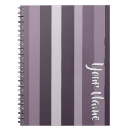 Moderna Linear | Distel- und Rauchplumen-Notizbuch Notizblock