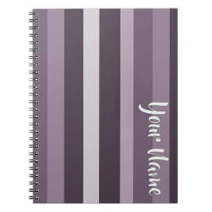 Moderna Linear Distel- und Rauchplumen-Notizbuch Notizblock