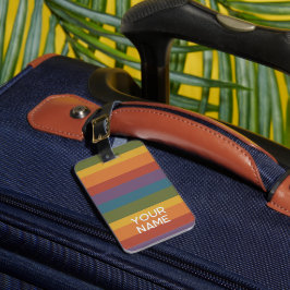 Moderna Linear | MCM Regenbogen Gepäckanhänger