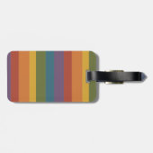 Moderna Linear | MCM Regenbogen Gepäckanhänger (Rückseite horizontal)