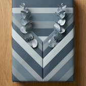 Moderna Linear | Schiefer & Nordsee Geschenkpapier