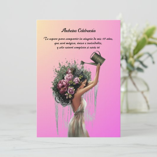 Moderna , Minimalista Einladung (Stehend Vorderseite)