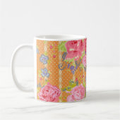modernchintz_orange kaffeetasse (Links)