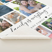 Moderne 10 Fotocollage-Familienname Sherpadecke (3/4)