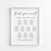 Moderne 10 Tafelübersicht Poster