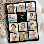 Moderne 11 Fotomaterial Einfache DIY-Kalender Planer<br><div class="desc">Der Kalender-Planer für benutzerdefinierte Fotos. Behalt all deine Termine und Zeitplan praktisch mit unserem lustigen Foto-Planer, der 9 Fotos zu personalisieren und zu benennen hat. Dieser trendige Foto-Collage-Planer eignet sich hervorragend für Arbeitszeitpläne, Kinderschulveranstaltungen, Familienfeiern und Ihren Lieblingshunde-Fahrplan. Design ist vorne und hinten. Passen Sie sich mit Fotos, Lieblingsfotos, Haustier-Fotos und...</div>