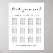 Moderne 12 Tafelübersicht Poster (Vorne)