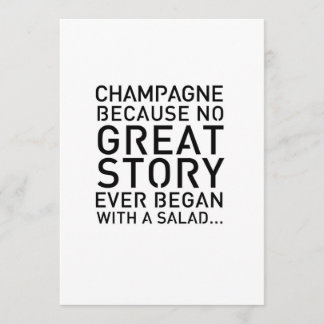 Moderne 12x18 Table Sign Champagne Einladung