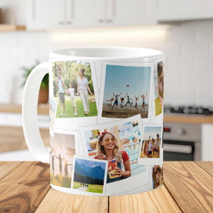 Moderne 13 BilderCollage Kaffeetasse