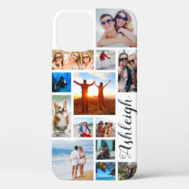 Moderne 13 Fotomaterial Stilvolle Bezeichnung Farb iPhone 16 Hülle