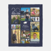 Moderne, 13 Jahre lange Collage Class - benutzerde Fleecedecke (Vorderseite)