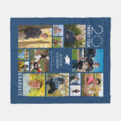 Moderne, 13 Jahre lange Collage Class - benutzerde Fleecedecke (Vorderseite (Horizontal))