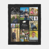 Moderne, 13 Jahre lange Collage Class - benutzerde Fleecedecke (Vorderseite)