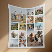 Moderne 14 Fotomaterial Fleecedecke