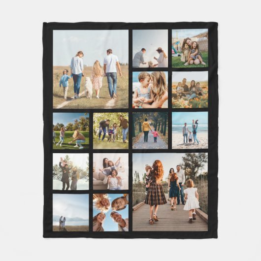 Moderne 14 Fotomaterial Fleecedecke (Vorderseite)