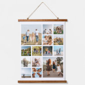 Moderne 14 Fotomaterial Wandteppich Mit Holzrahmen (Vorderseite)