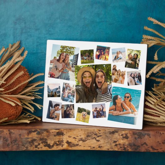 Moderne 15 FotoCollage Fotoplatte (Seite)