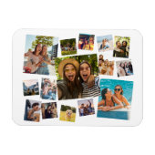 Moderne 15 FotoCollage Magnet (Horizontal)